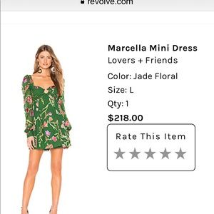 Green Marcella Mini Dress